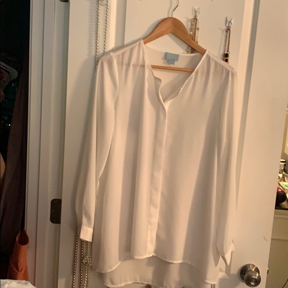 CeCe white Blouse